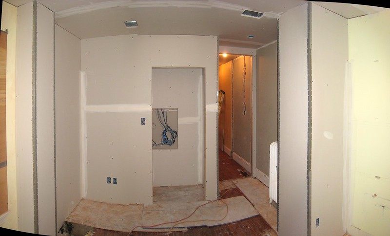 Clean drywall installation